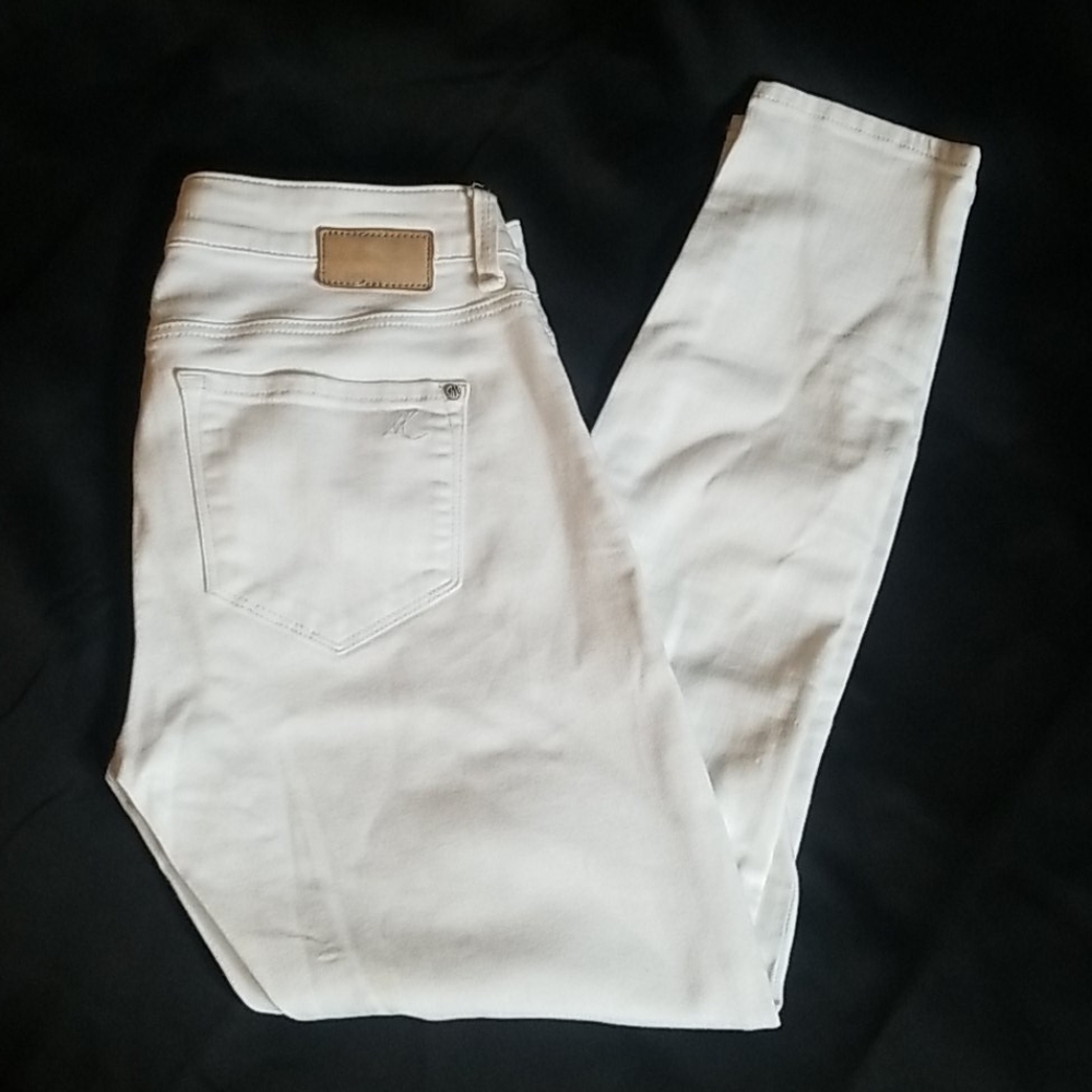 Mavi white skinny jeans sz 27/4